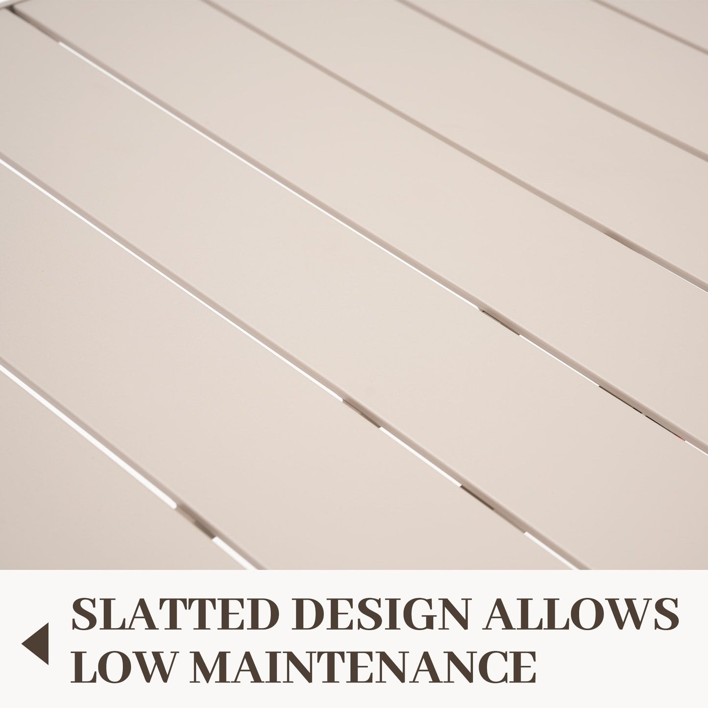 Set da pranzo per esterni in alluminio da 9 pezzi con sedie impilabili e tavolo allungabile