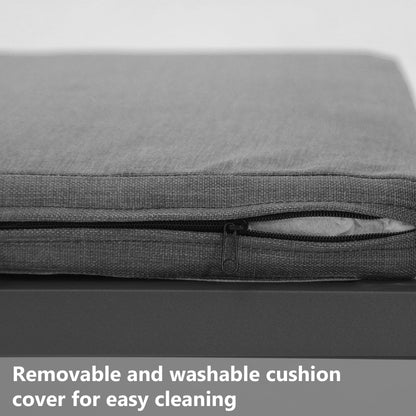 Set da pranzo per esterni in alluminio da 9 pezzi con sedie impilabili e tavolo allungabile