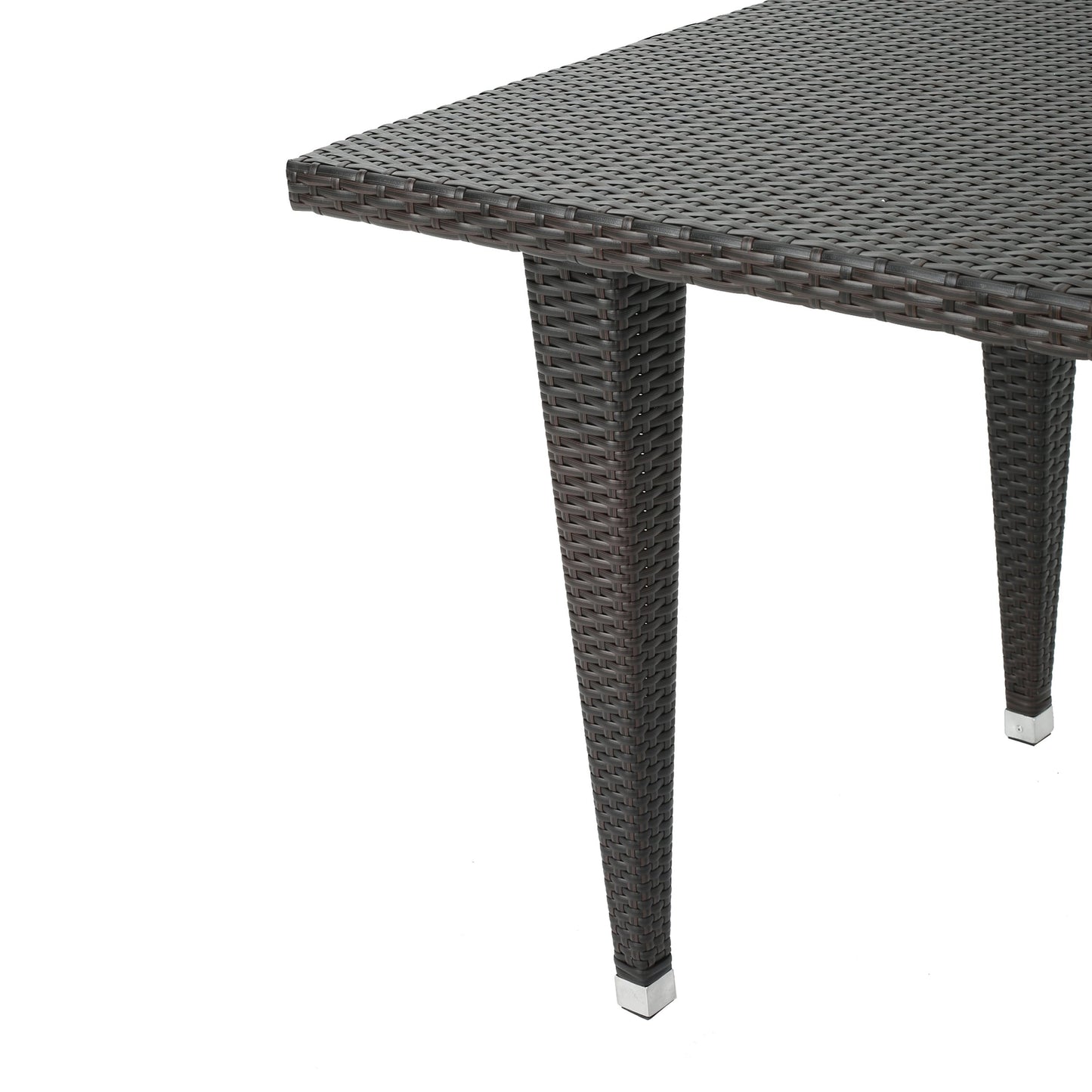 Set da pranzo in vimini da 5 pezzi per esterni Delani di Christopher Knight Home