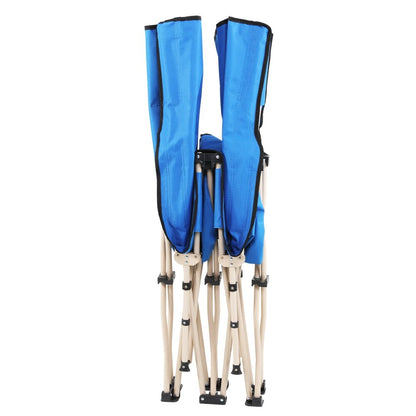 Letto pieghevole da campeggio da 3 metri, blu