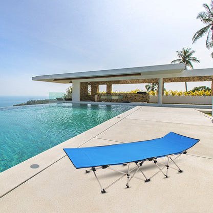 Letto pieghevole da campeggio da 3 metri, blu