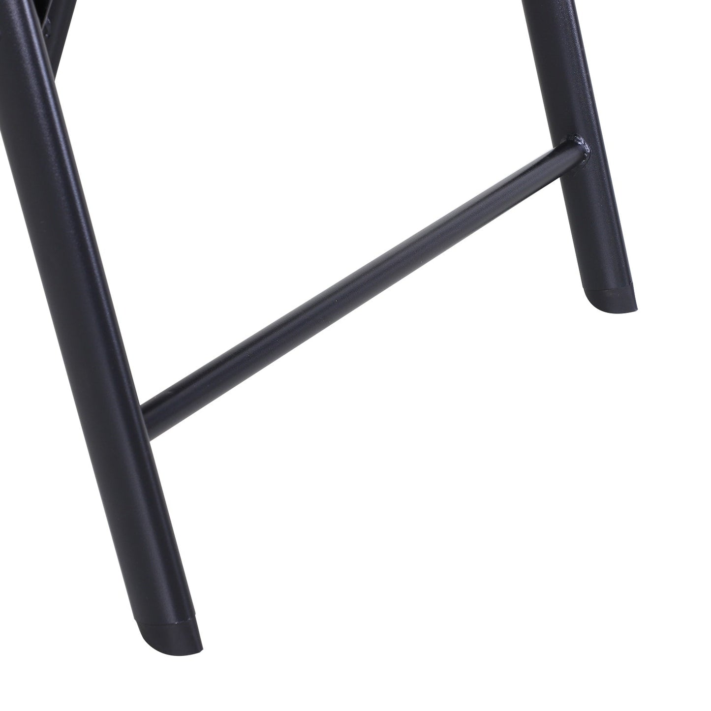 Set di 4 sedie pieghevoli da giardino Outsunny dal design semplice ed elegante, comode per il terrazzo, il giardino, il cortile e i viaggi