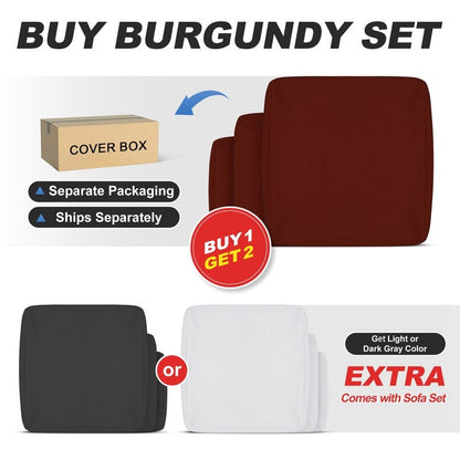 Set di divani componibili per esterni FINCATI in vimini grigio con tavolo e braciere