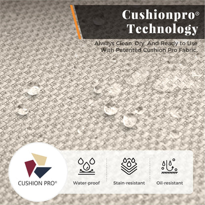 Set da bistrot con sgabelli da bar e tavolo da esterno per patio, 3 pezzi