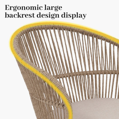 Set da pranzo per esterni con sedie e tavolo estensibile