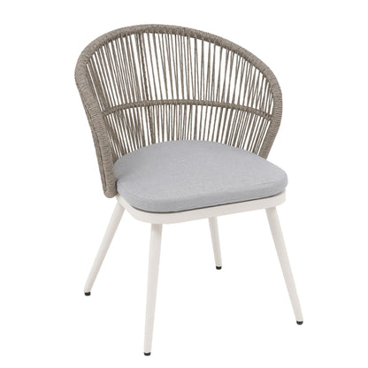 Set da pranzo per esterni con sedie e tavolo estensibile