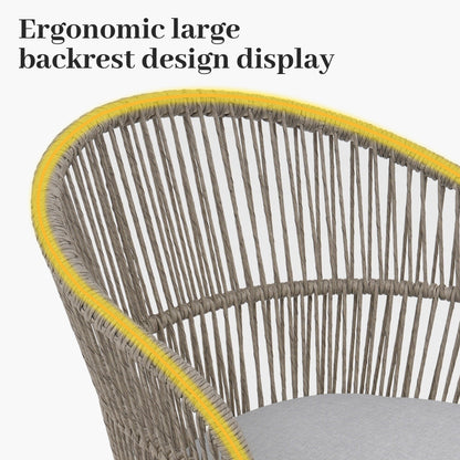 Set da pranzo per esterni con sedie e tavolo estensibile