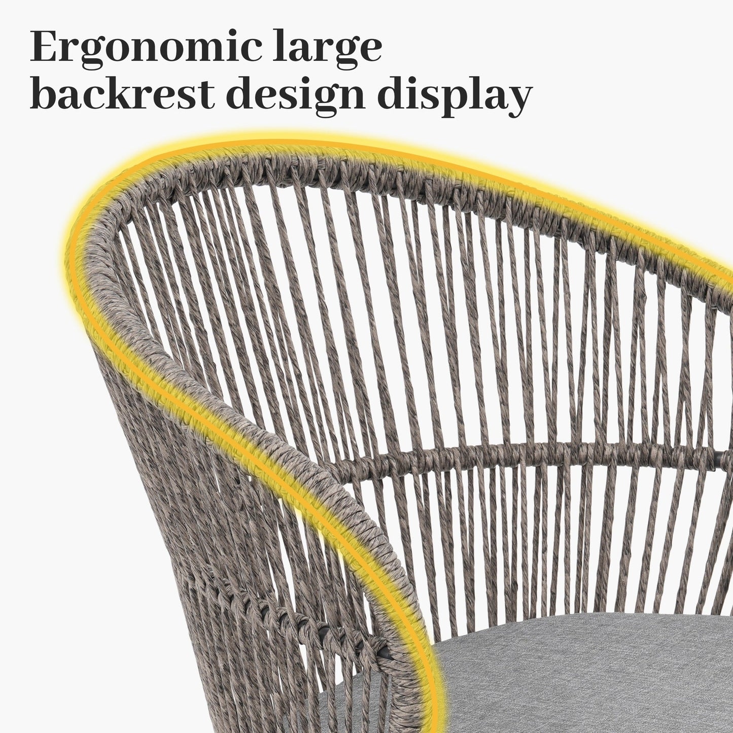 Set da pranzo per esterni con sedie e tavolo estensibile