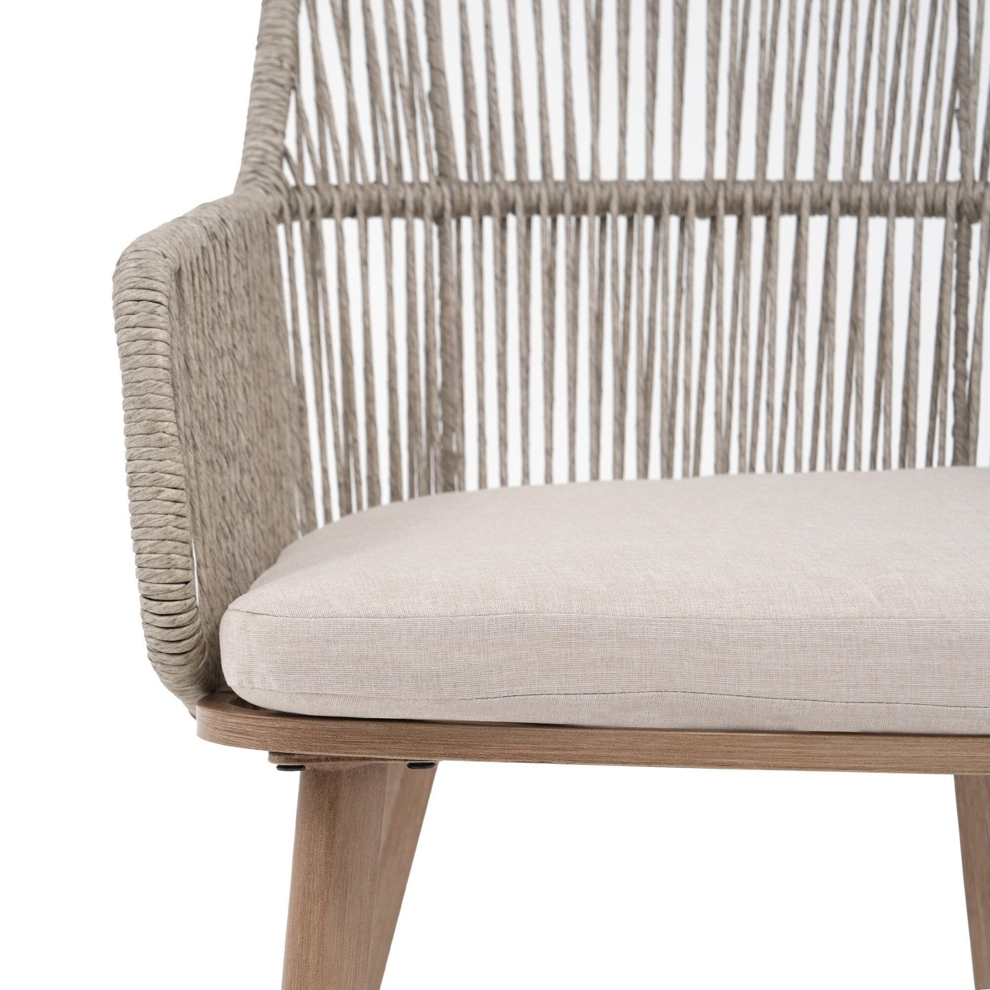 Set da pranzo per esterno con sedie e tavolo da pranzo estensibile (set da 7 pezzi)