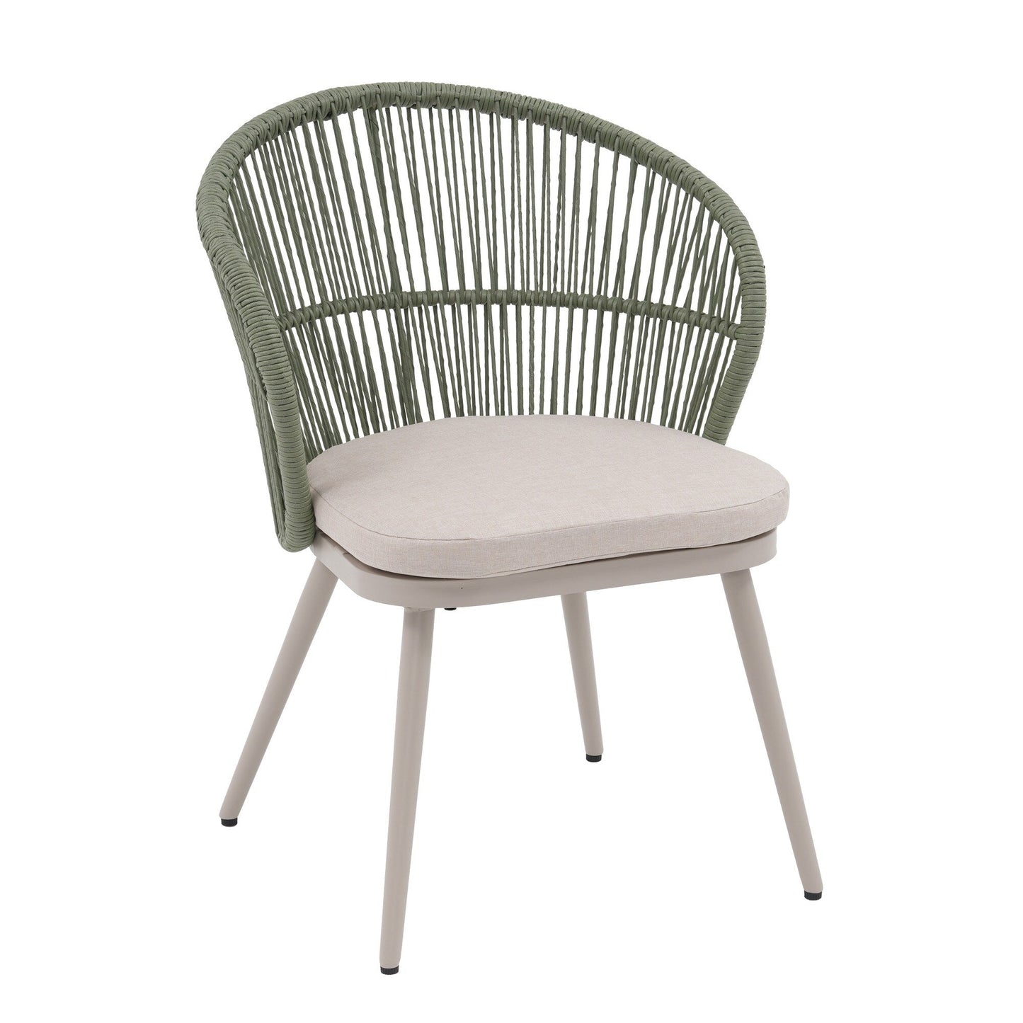 Set da pranzo per esterni con sedie e tavolo estensibile