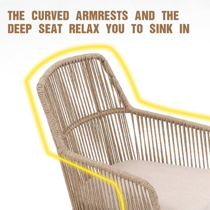 Set da pranzo per esterno con sedie e tavolo da pranzo estensibile (set da 7 pezzi)