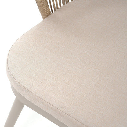 Set da pranzo per esterni con sedie e tavolo estensibile