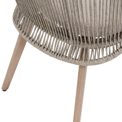 Set da pranzo per esterno con sedie e tavolo da pranzo estensibile (set da 7 pezzi)