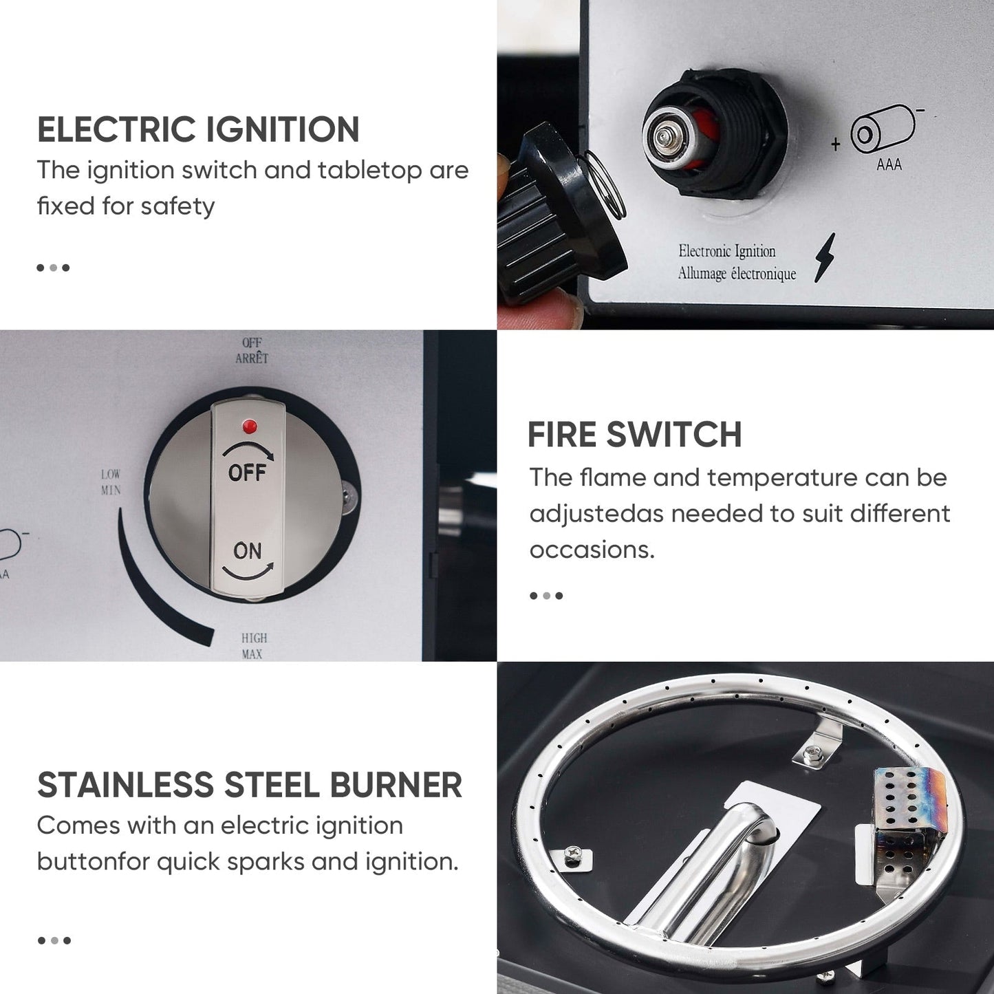 Divano componibile in vimini per esterni con tavolo con braciere