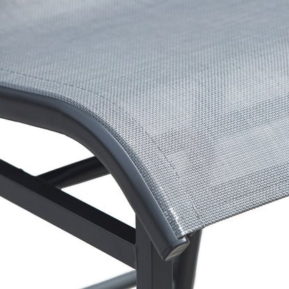 Outsunny Set da bistrot da esterno con altezza da bar, 3 pezzi, per 2 persone