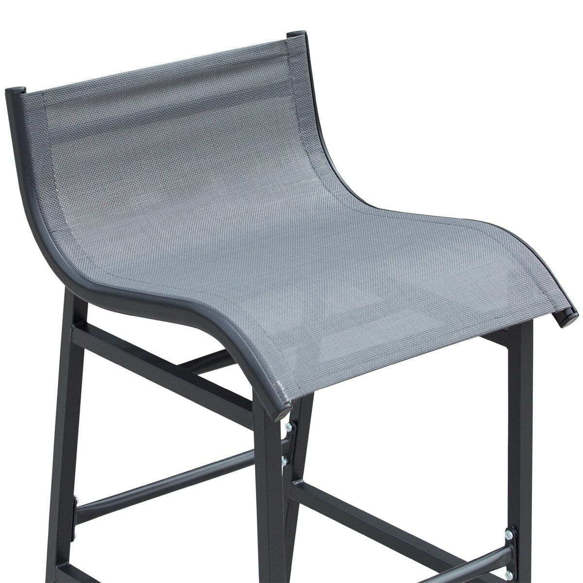 Outsunny Set da bistrot da esterno con altezza da bar, 3 pezzi, per 2 persone