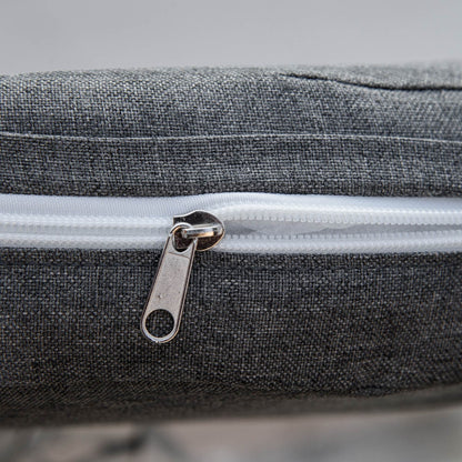 Outsunny Set da bistrot da giardino in rattan PE da 3 pezzi, set da caffè in vimini per esterni, 2 sedie e 1 tavolino da caffè, set di mobili da conversazione