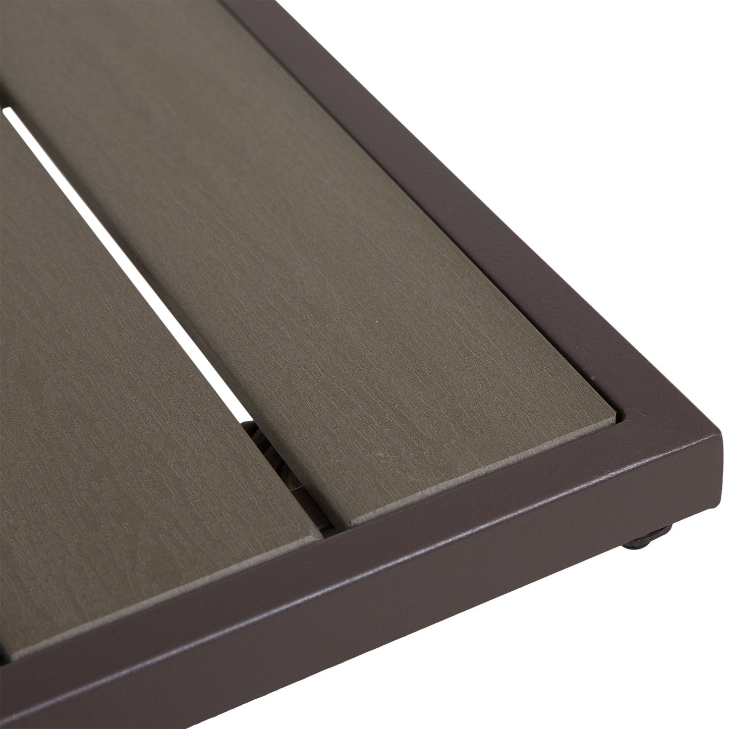 Set da conversazione con tavolo da bar per patio in rattan PE da esterno Outsunny da 3 pezzi