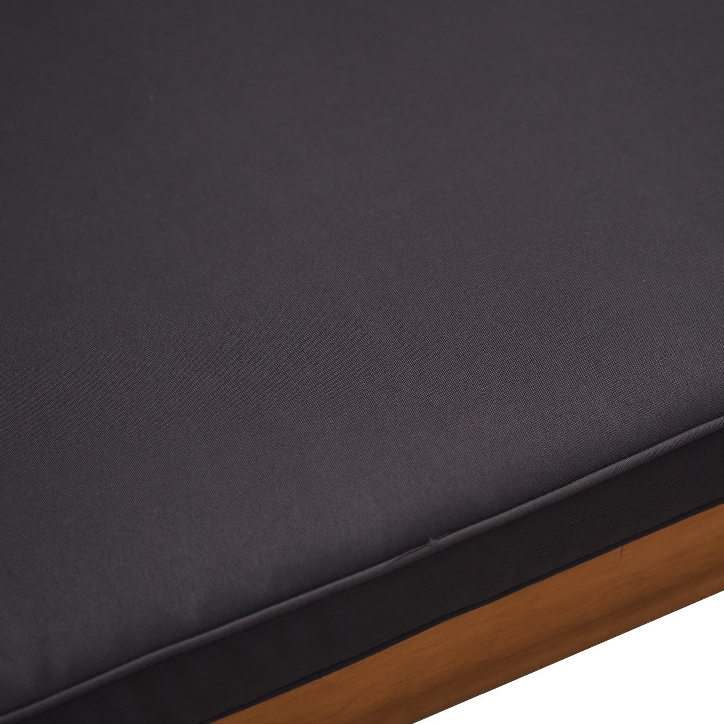 Outsunny Set di mobili da esterno in legno di acacia da 4 pezzi con 2 poltrone, 1 divano e 1 tavolino da caffè, cuscini inclusi