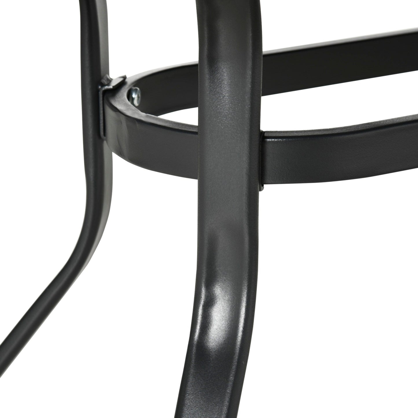 Set di 4 sedie a sdraio Outsunny, set di mobili da esterno con panca da patio per 2 persone, sedia a sdraio singola e tavolino da caffè