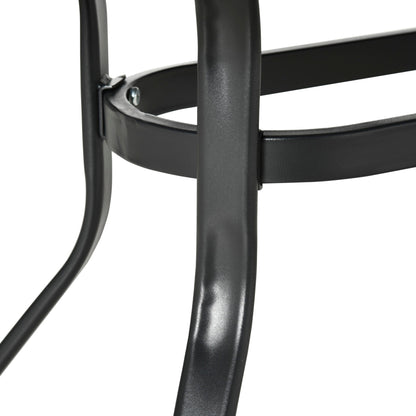 Set di 4 sedie a sdraio Outsunny, set di mobili da esterno con panca da patio per 2 persone, sedia a sdraio singola e tavolino da caffè