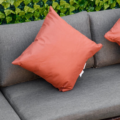 Outsunny Set di 4 divani in rattan sintetico e vimini per patio, mobili da giardino per esterni, 6 posti, adatti a tutte le stagioni