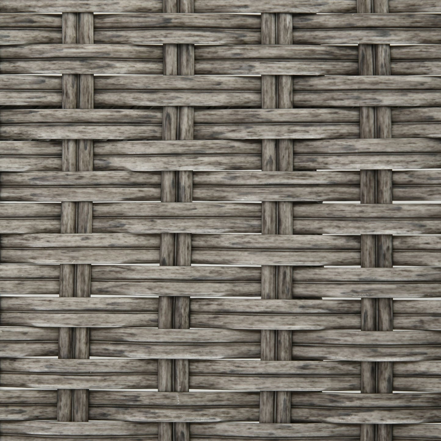 Outsunny Set da bar in rattan e vimini da 5 pezzi, tavolo e sedie da esterno alti, set da patio alto da bar