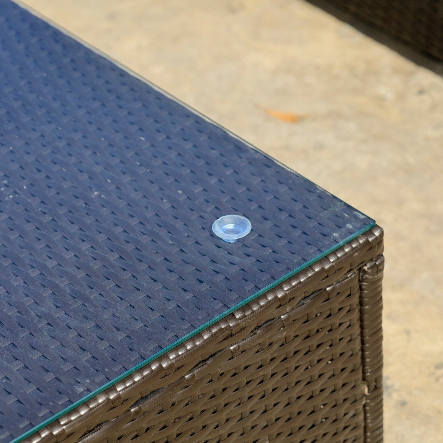 Outsunny Set di 6 mobili da giardino in rattan e vimini con comodi cuscini in cotone e fodere rimovibili