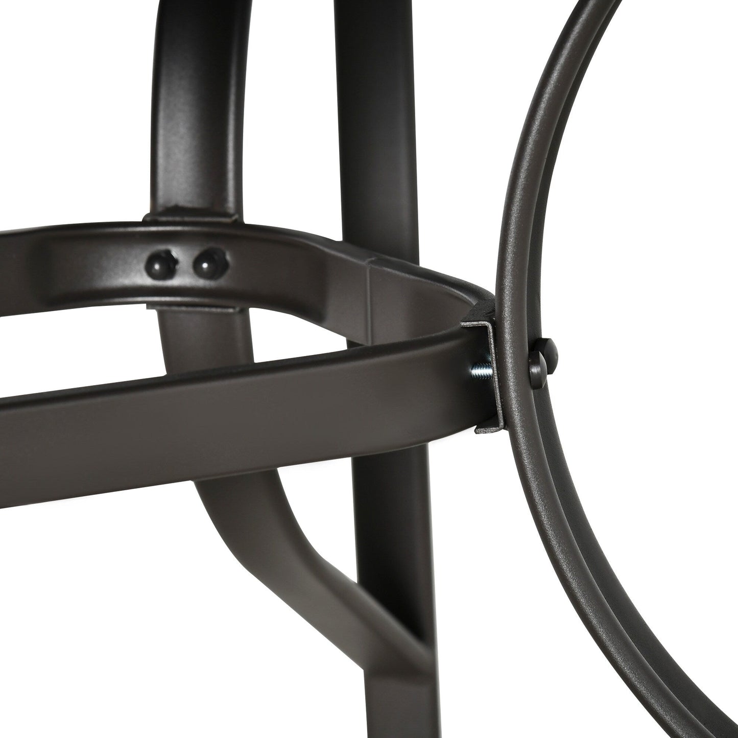 Set da pranzo per patio Outsunny da 8 pezzi con tavolo da patio da 8 piedi, ombrellone con inclinazione a pulsante e manovella, 6 sedie e tavolo da pranzo