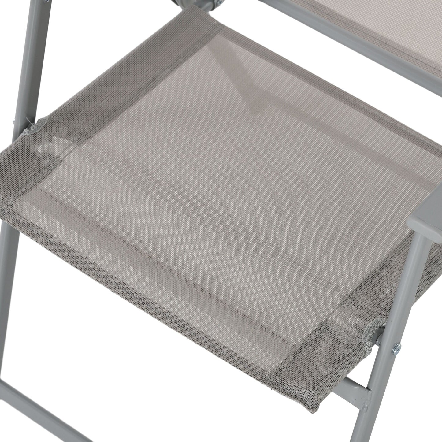 Outsunny Set da pranzo da esterno da 8 pezzi con tavolo, ombrellone, 6 sedie pieghevoli e tavolo da pranzo rettangolare, set di mobili da esterno per patio