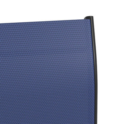 Outsunny Set di 2 sgabelli da bar per esterni con braccioli, sedie da giardino girevoli a 360° con tessuto a rete ad alta densità, acciaio