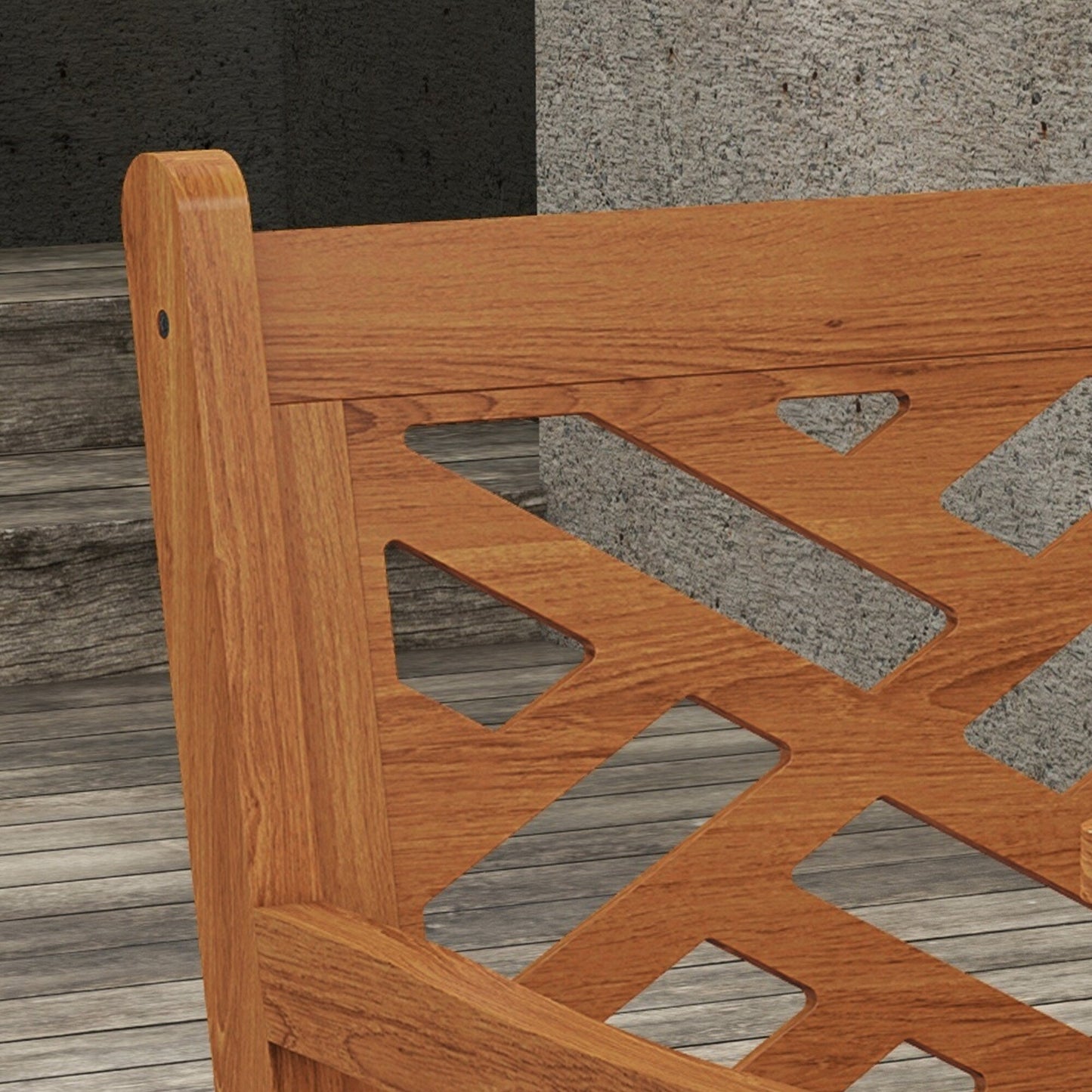 Set da pranzo per esterni Outsunny, tavolo da pranzo in legno a 4 posti e sedie per cortile, veranda, giardino, bordo piscina