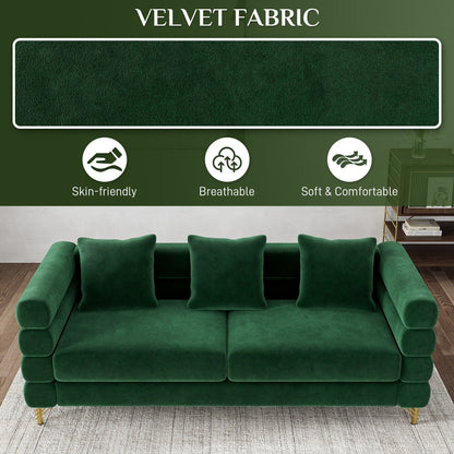 Divano Ouyessir Mid Century per camera da letto, soggiorno, salotti, ufficio, appartamento