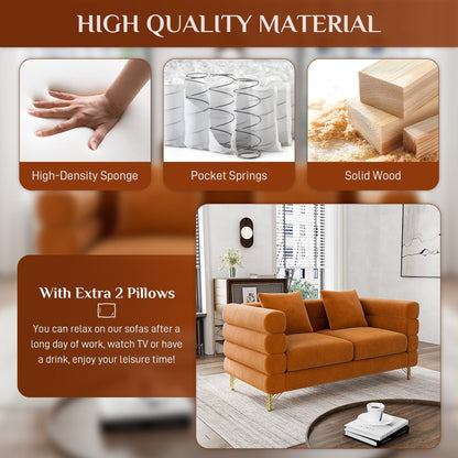 Divano Ouyessir Mid Century per camera da letto, soggiorno, salotti, ufficio, appartamento