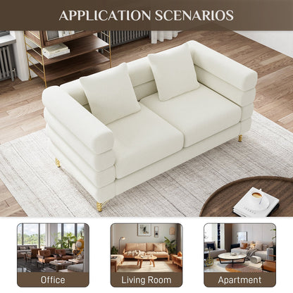 Divano Ouyessir Mid Century per camera da letto, soggiorno, salotti, ufficio, appartamento