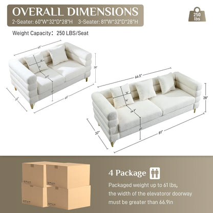 Divano Ouyessir Mid Century per camera da letto, soggiorno, salotti, ufficio, appartamento