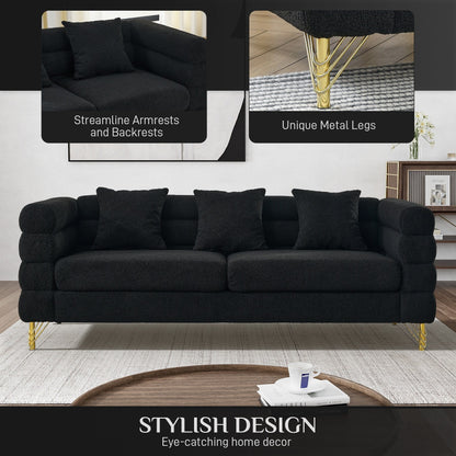 Divano Ouyessir Mid Century per camera da letto, soggiorno, salotti, ufficio, appartamento