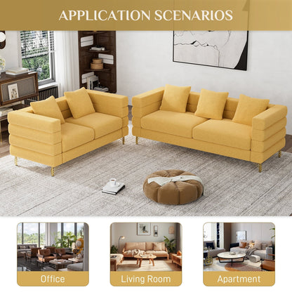 Divano Ouyessir Mid Century per camera da letto, soggiorno, salotti, ufficio, appartamento