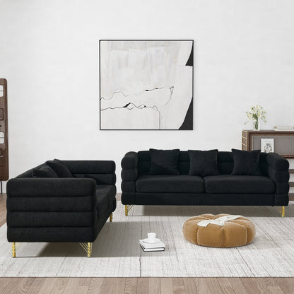 Divano Ouyessir Mid Century per camera da letto, soggiorno, salotti, ufficio, appartamento