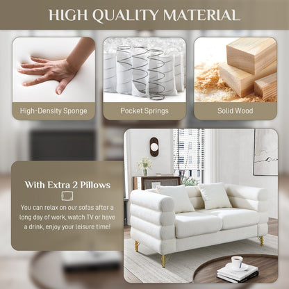 Divano Ouyessir Mid Century per camera da letto, soggiorno, salotti, ufficio, appartamento