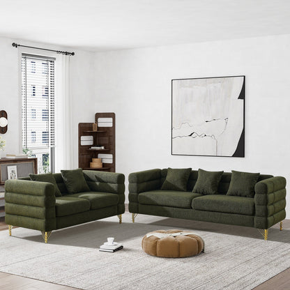 Divano Ouyessir Mid Century per camera da letto, soggiorno, salotti, ufficio, appartamento