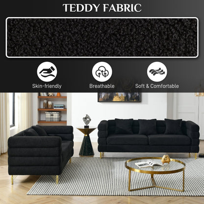 Divano Ouyessir Mid Century per camera da letto, soggiorno, salotti, ufficio, appartamento