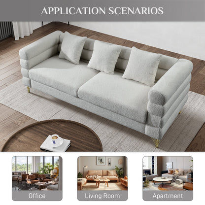 Divano Ouyessir Mid Century per camera da letto, soggiorno, salotti, ufficio, appartamento