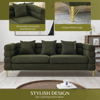 Divano Ouyessir Mid Century per camera da letto, soggiorno, salotti, ufficio, appartamento