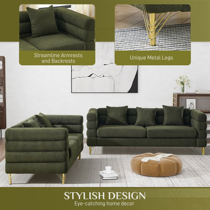 Divano Ouyessir Mid Century per camera da letto, soggiorno, salotti, ufficio, appartamento