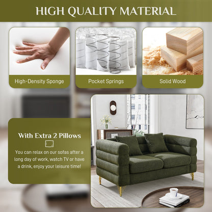 Divano Ouyessir Mid Century per camera da letto, soggiorno, salotti, ufficio, appartamento