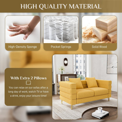 Divano Ouyessir Mid Century per camera da letto, soggiorno, salotti, ufficio, appartamento