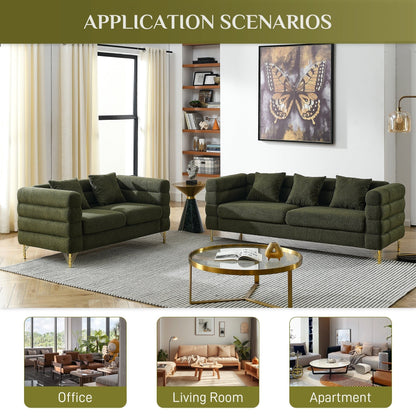 Divano Ouyessir Mid Century per camera da letto, soggiorno, salotti, ufficio, appartamento