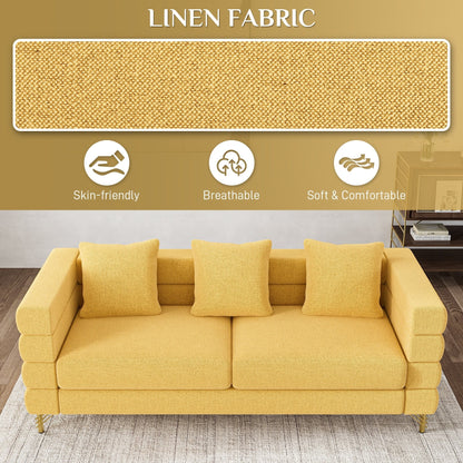 Divano Ouyessir Mid Century per camera da letto, soggiorno, salotti, ufficio, appartamento