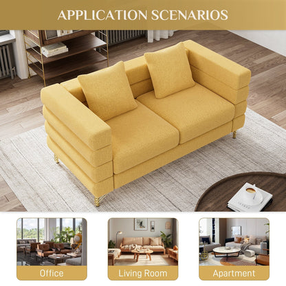 Divano Ouyessir Mid Century per camera da letto, soggiorno, salotti, ufficio, appartamento